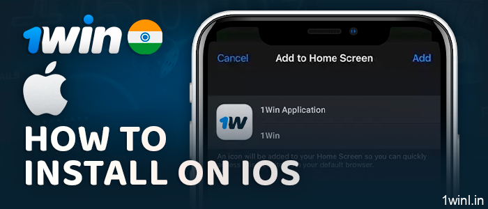 Installing 1Win app on ios device - instructions