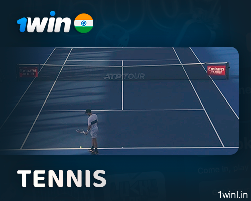 Tennis matches at 1Win betting site