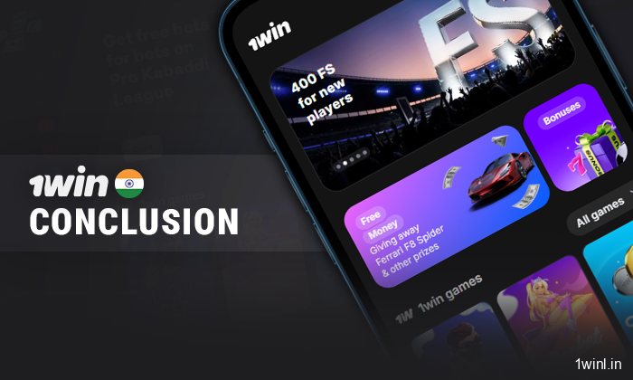 Results of the review of the 1Win India mobile app