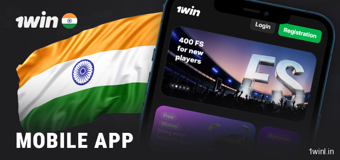 1Win online casino mobile app for users from India