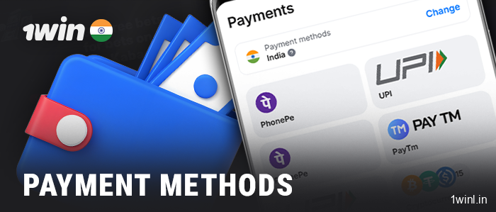 Payments for residents of India in the 1Win mobile app