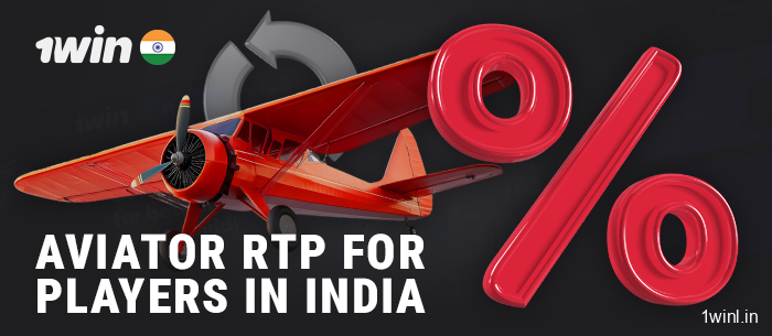 Percentage return in the Aviator 1Win crash game - RTP