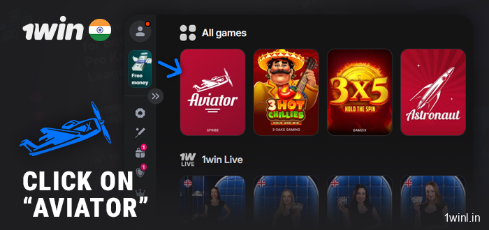 Discover the Aviator game at 1Win Casino India