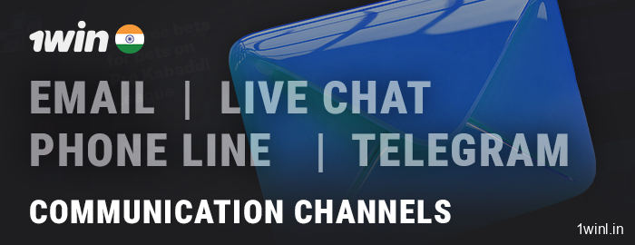 Ways to contact 1Win support in India - email, phone numbers, and more