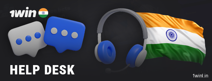 Support team for Indian players at 1Win Casino