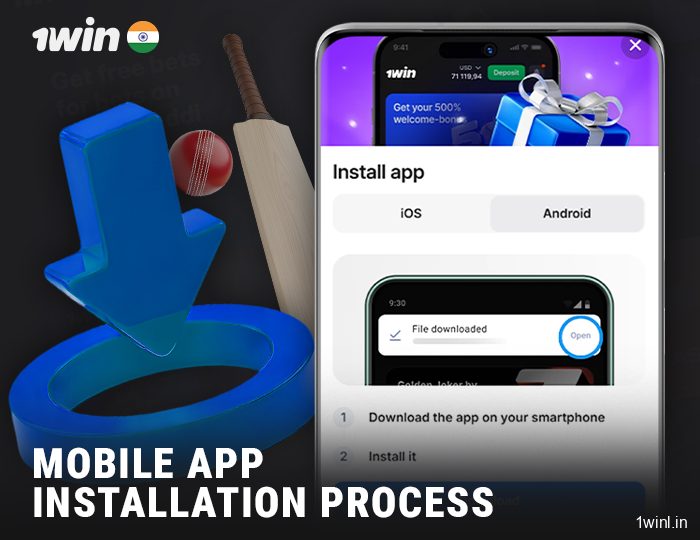 How to download and install the 1Win app for cricket betting