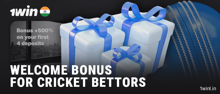 Claim your welcome bonus at 1Win bookmaker for cricket betting