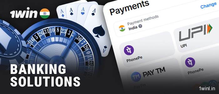 Current payment systems for Indian users of the 1Win bookmaker