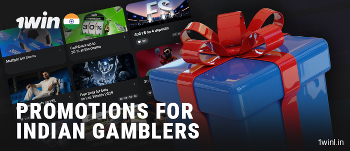 Bonuses for 1Win players from India