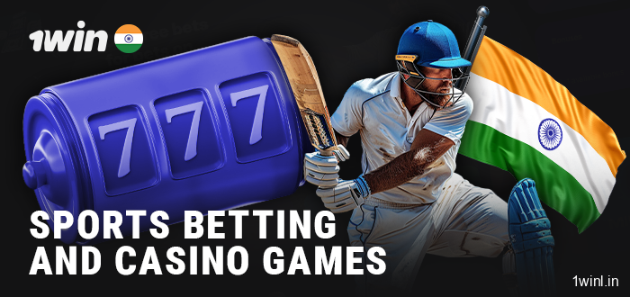 Play casino games and place sports bets at 1Win India