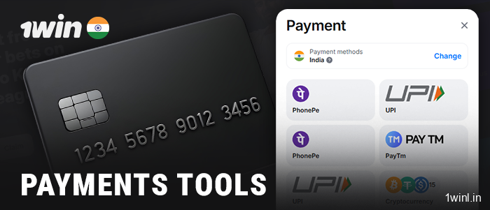 Payments for Indian players on the 1Win website