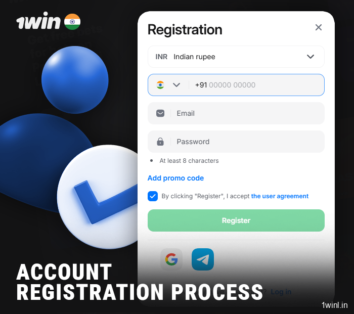 How to create a new account at 1Win online casino