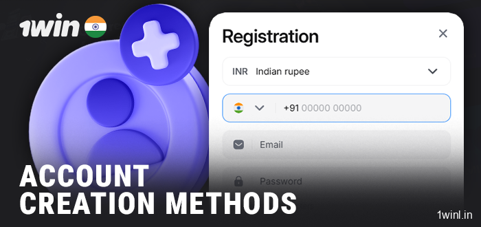 Ways to register at 1Win Casino - social networks, quick signup